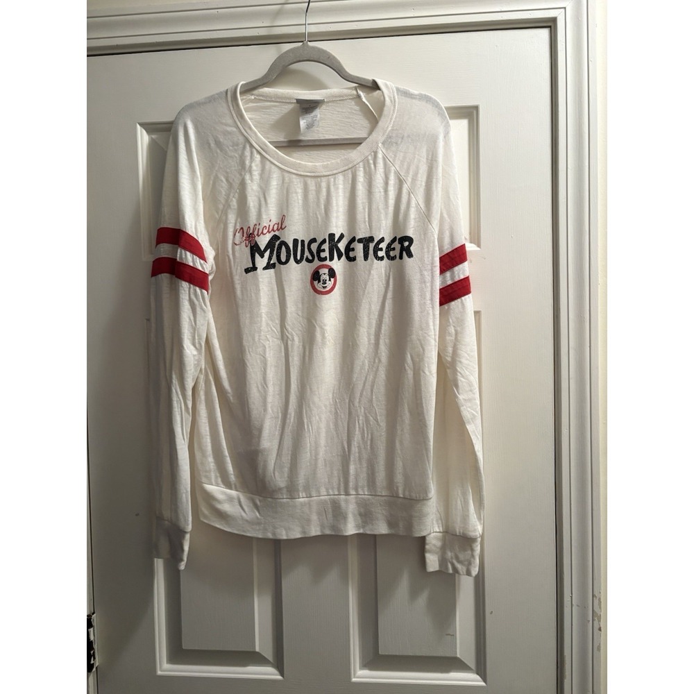 Disney Parks Long Sleeve Shirt Official Mouseketeer Size LARGE Disney World